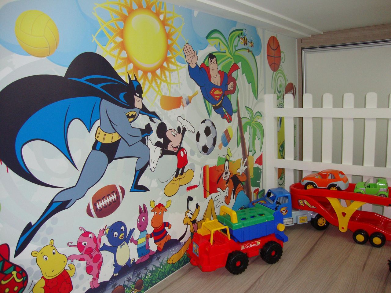 playroom themed bedroom for boys