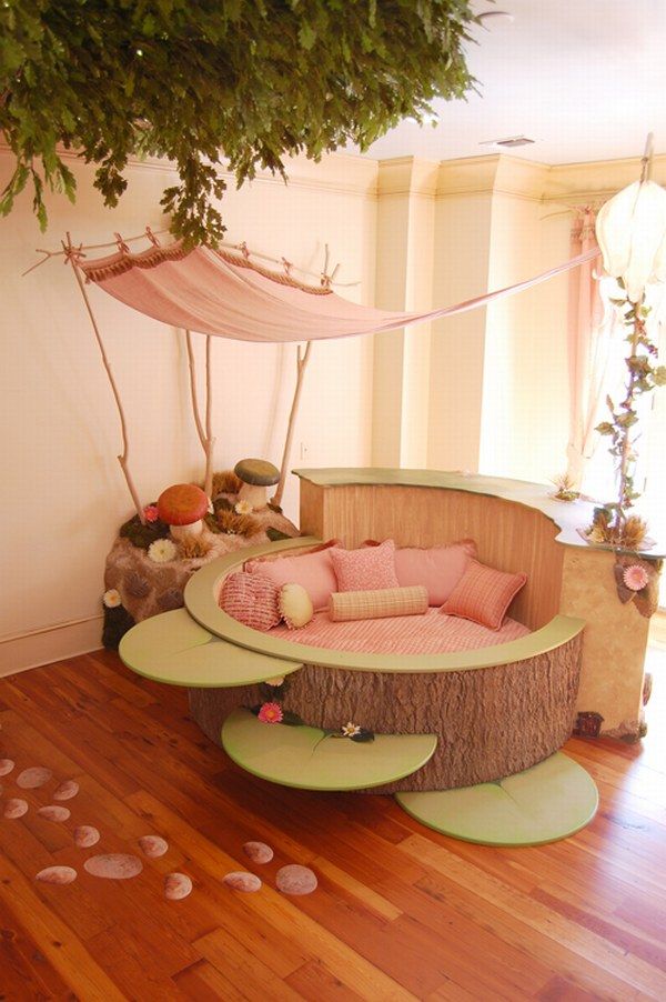 Floral bedroom decorating ideas for kids rooms