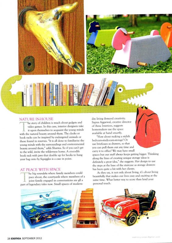 space saving ideas newspaper clipping
