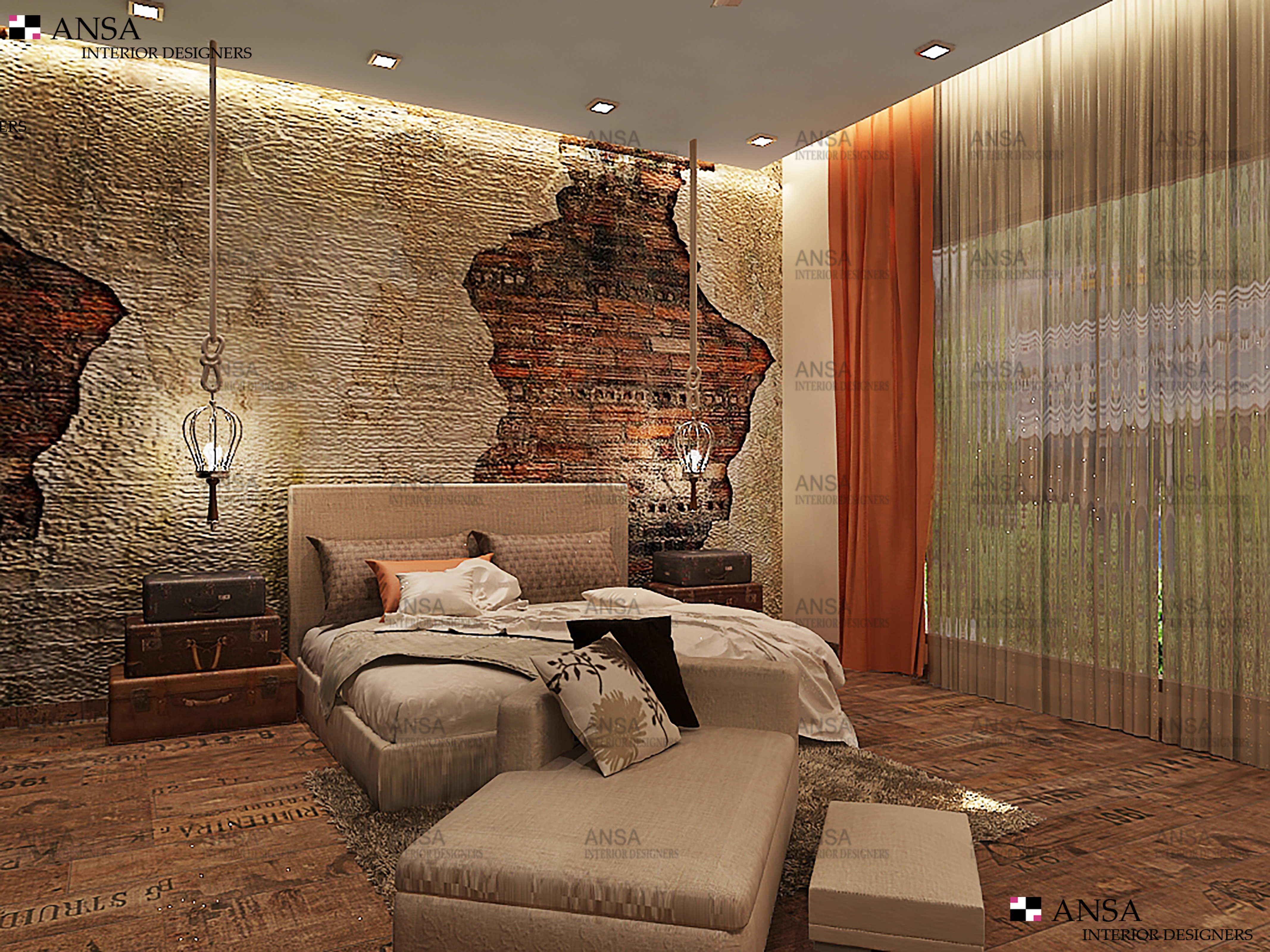 Rustic Interior Design in delhi