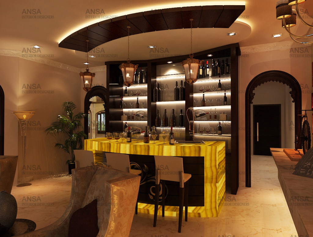 bar interior designing by ansa interiors