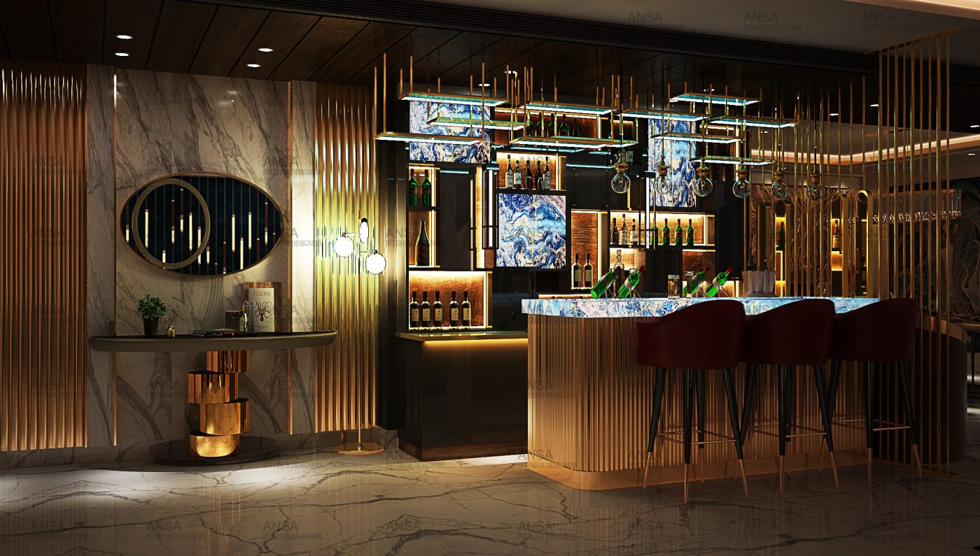 Bar Interior Design - ANSA Interiors