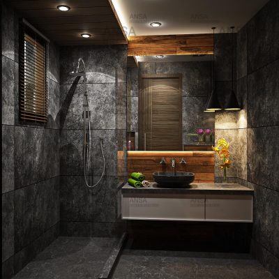 luxury bathroom interiors by ANSA