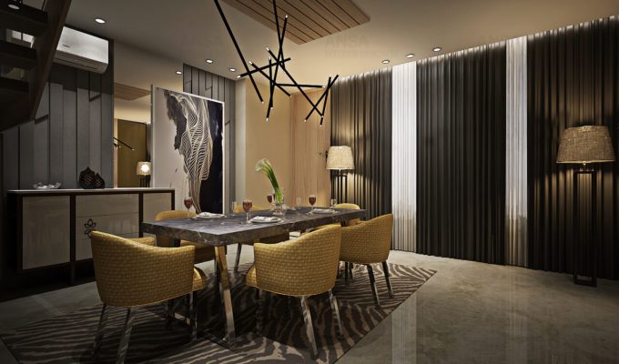 Dining Room Interior Design Portfolio | ANSA Interiors