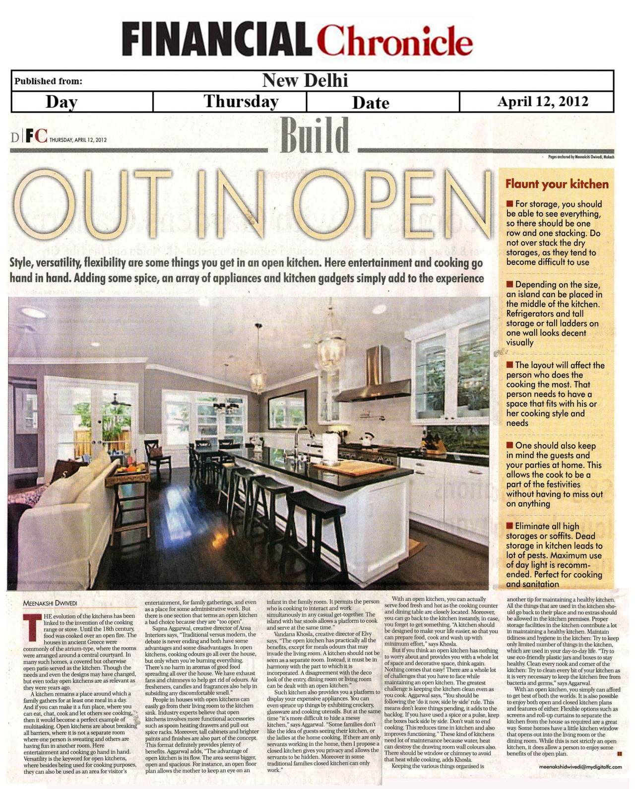 closed vs open kitchen design