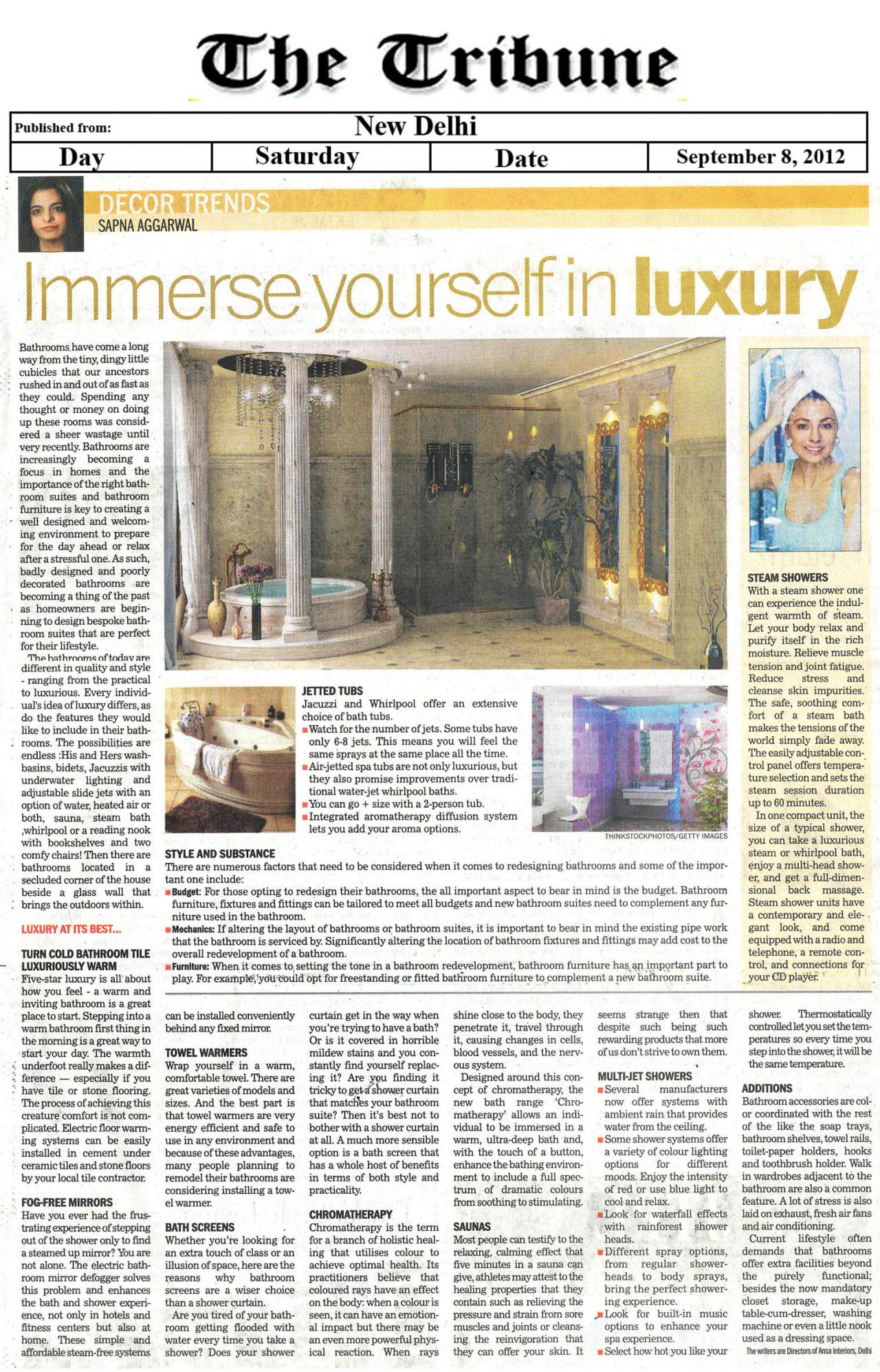 luxury bathroom design