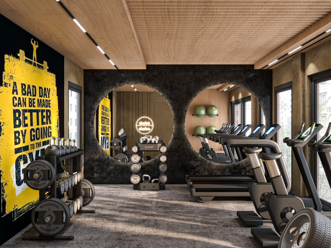 Gym Interior Design - ANSA Interiors
