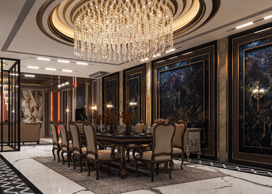 Dining Room Interior Design Portfolio | ANSA Interiors