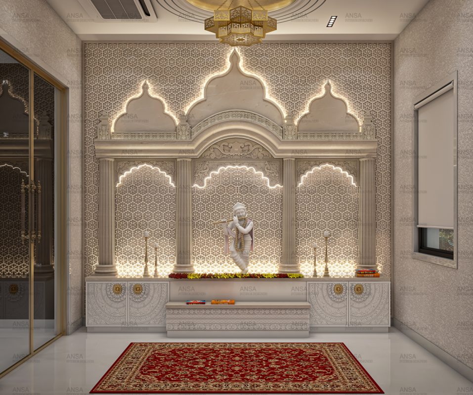 Mandir Interior Design - ANSA Interiors
