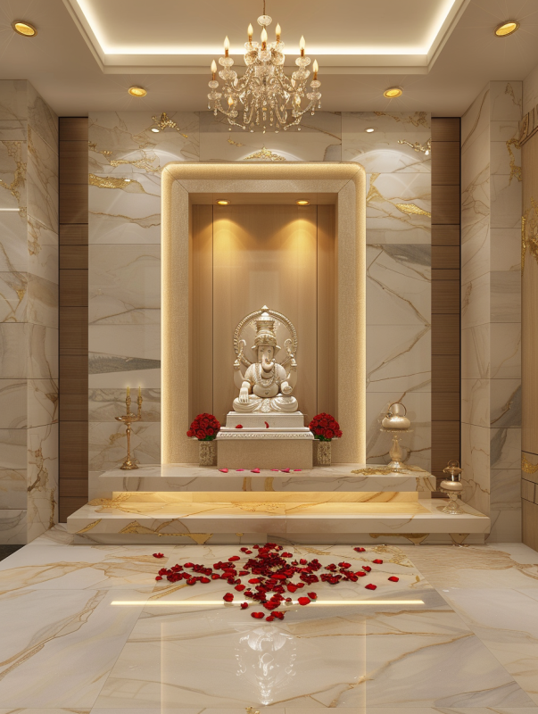 Mandir Interior Design - ANSA Interiors