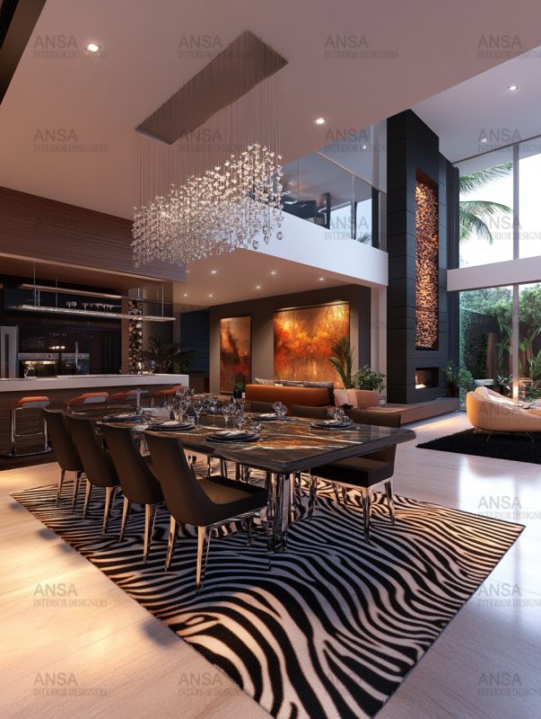 Dining Room Interior Design Portfolio | ANSA Interiors