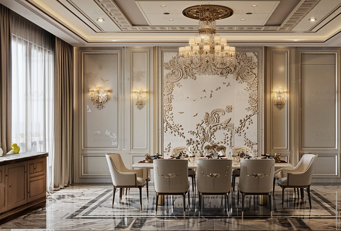 Dining Room Interior Design Portfolio | ANSA Interiors