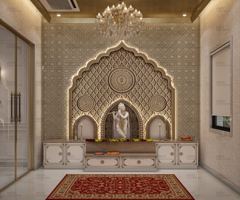 Mandir Interior Design - ANSA Interiors