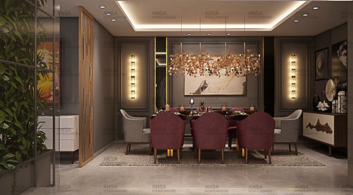 Dining Room Interior Design Portfolio | ANSA Interiors